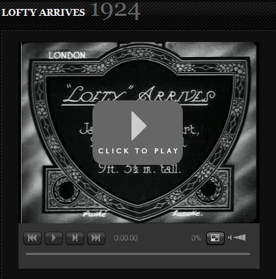 Lofty arrives 1924